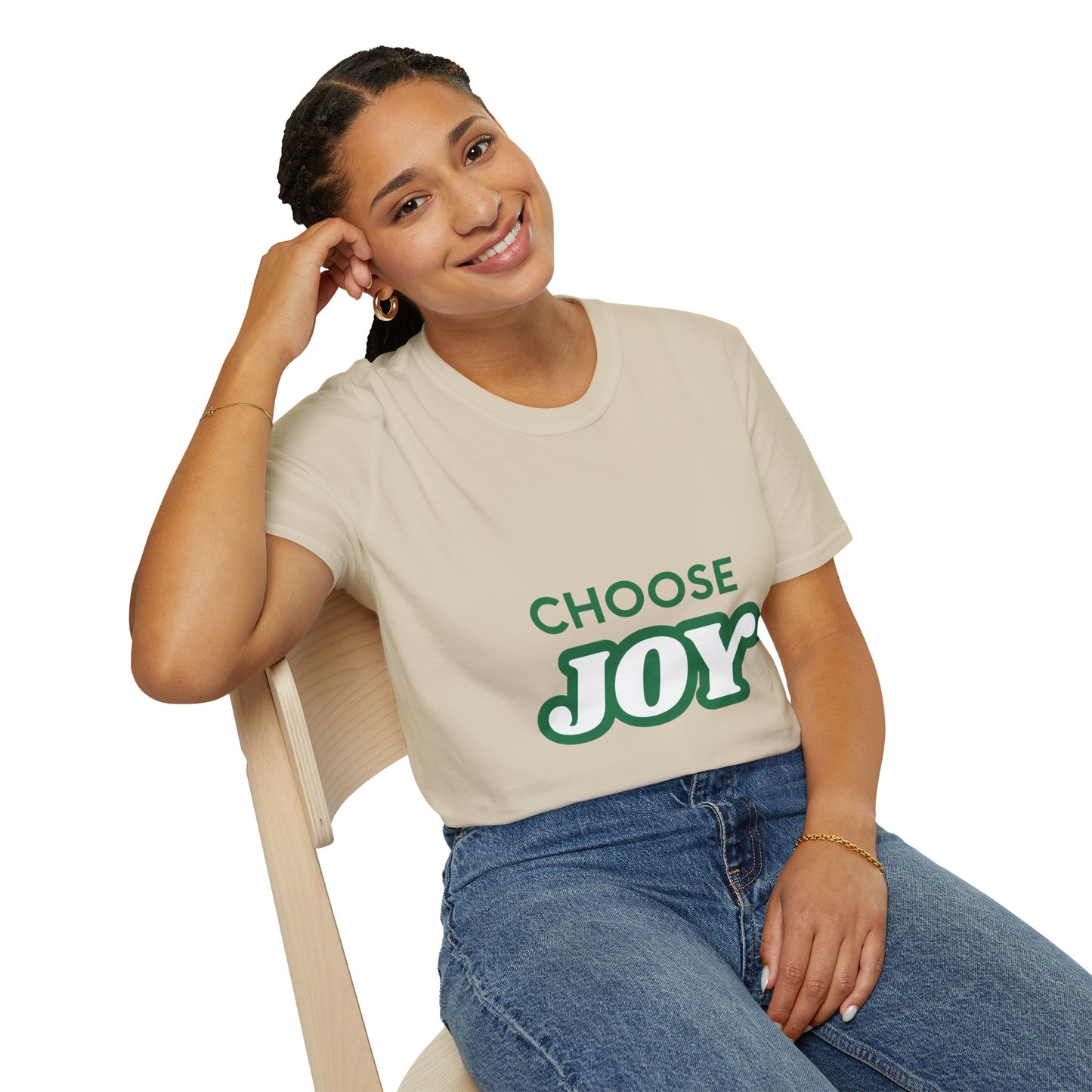 Choose Joy Unisex Softstyle T-Shirt - Positive Vibe Apparel
