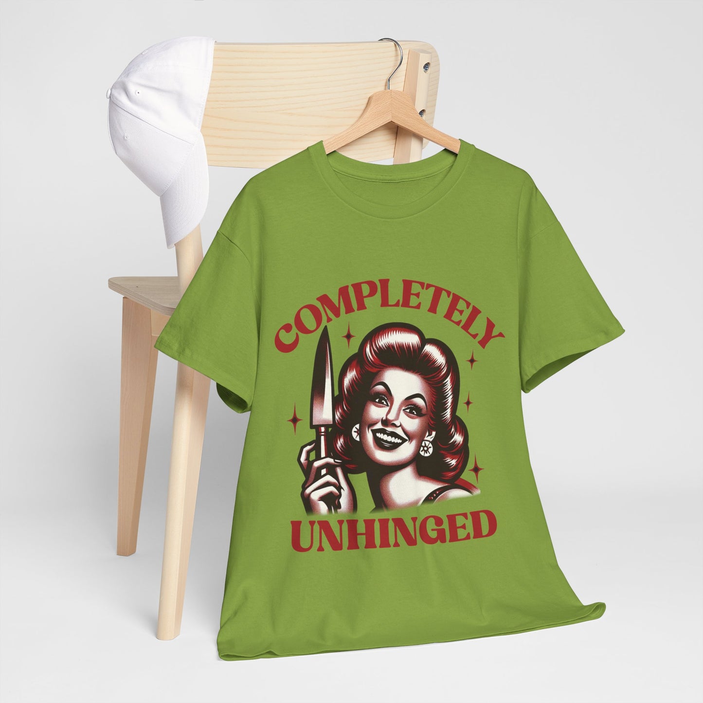 Completely Unhinged Unisex Heavy Cotton Tee