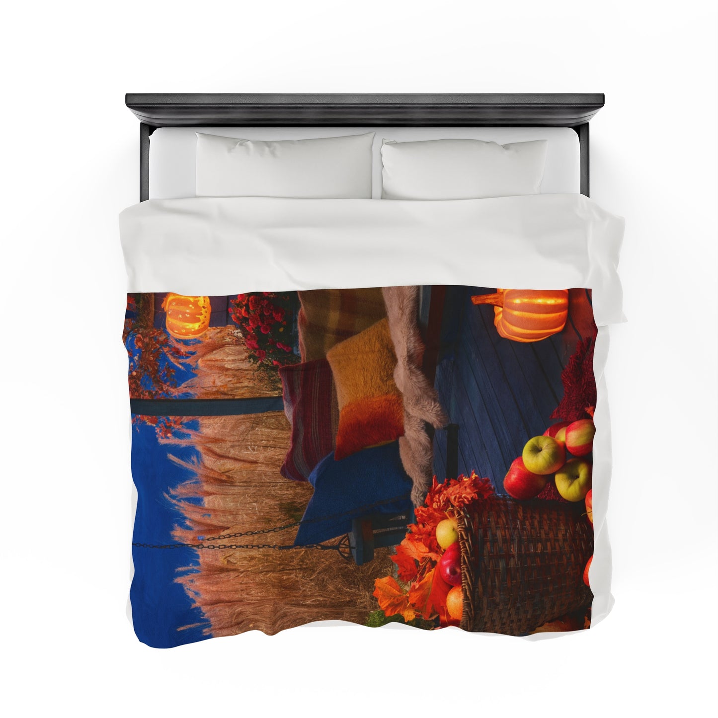 Fall Afternoon Velveteen Plush Blanket