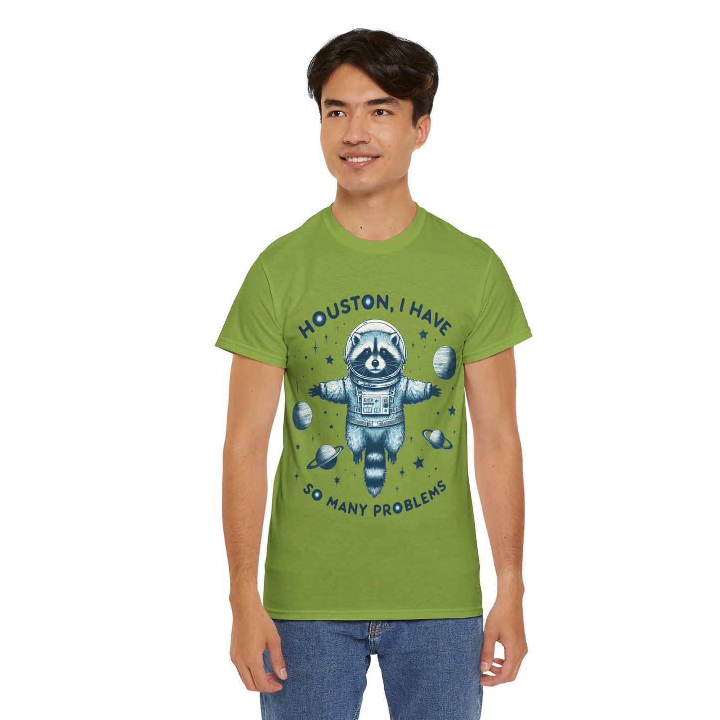 Houston I Have So Many Problems Unisex Heavy Cotton Tee