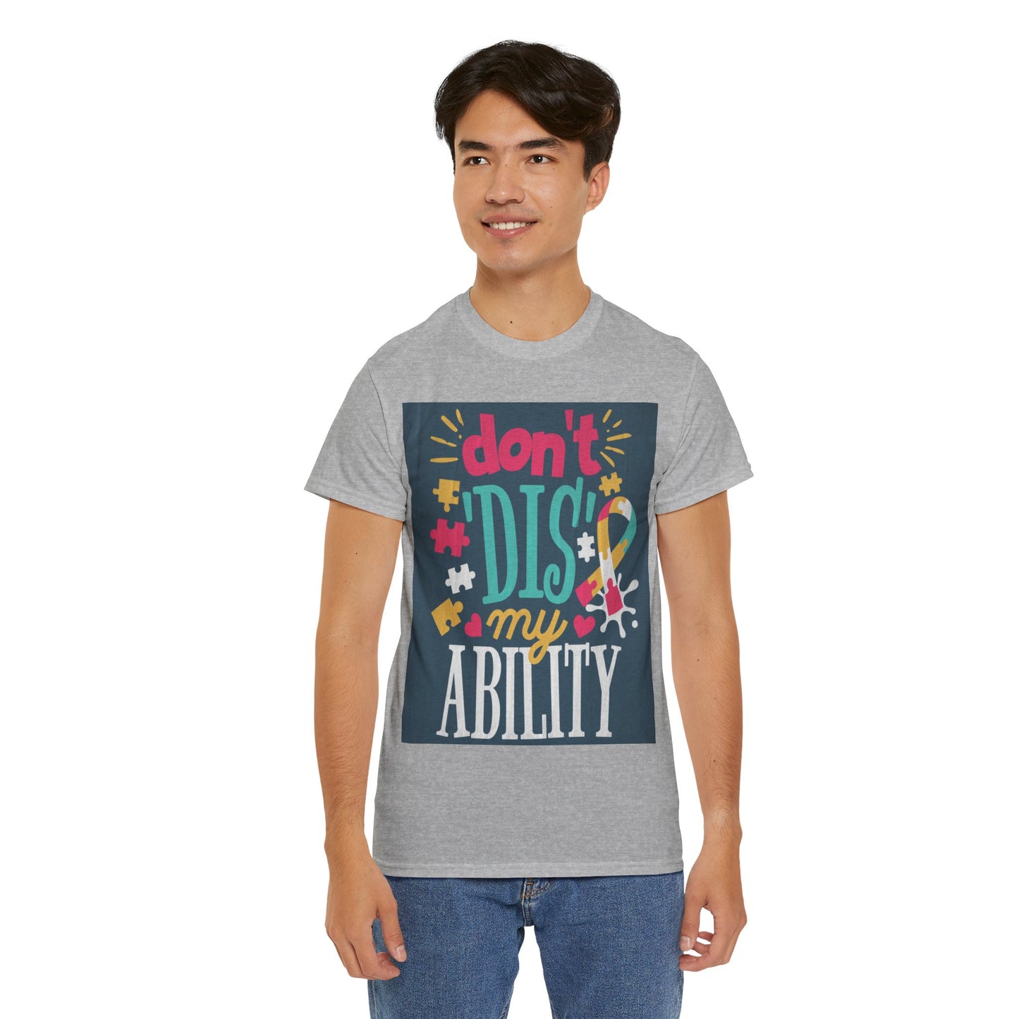 Don't Dis My Ability Unisex Heavy Cotton Tee