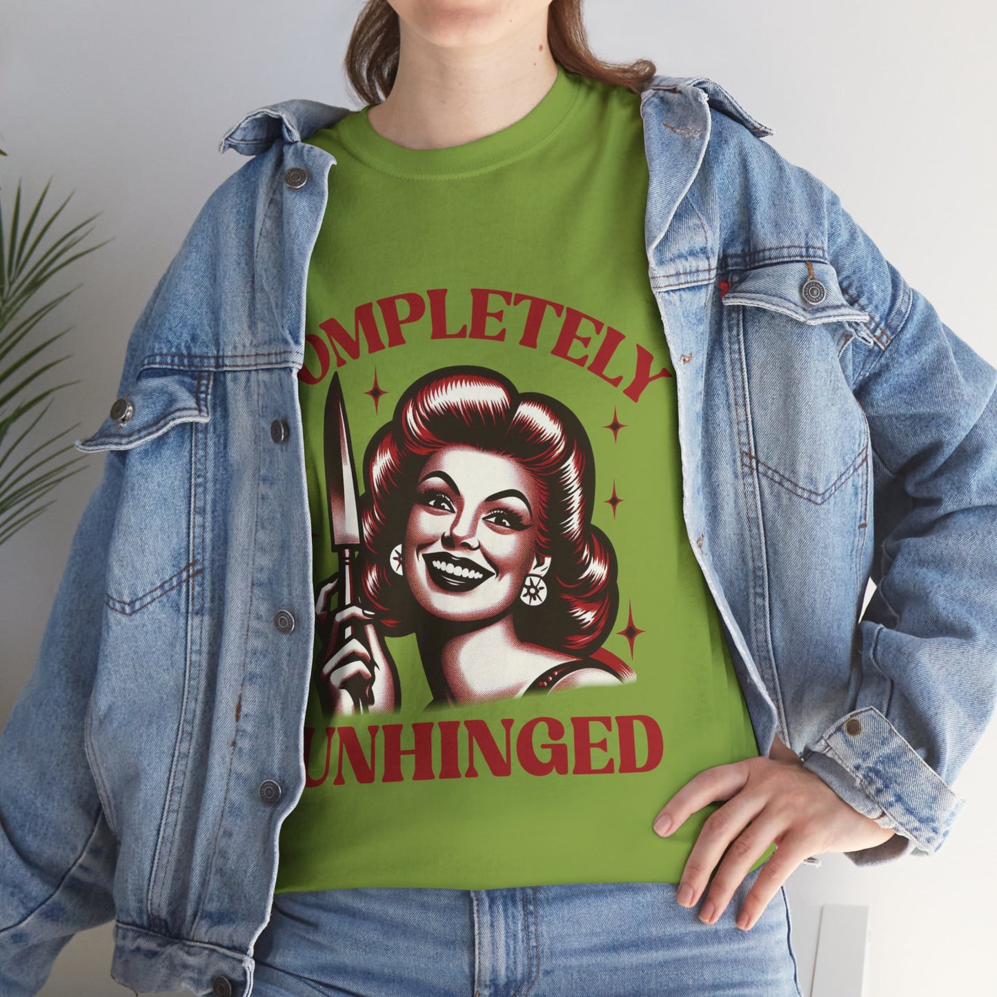 Completely Unhinged Unisex Heavy Cotton Tee