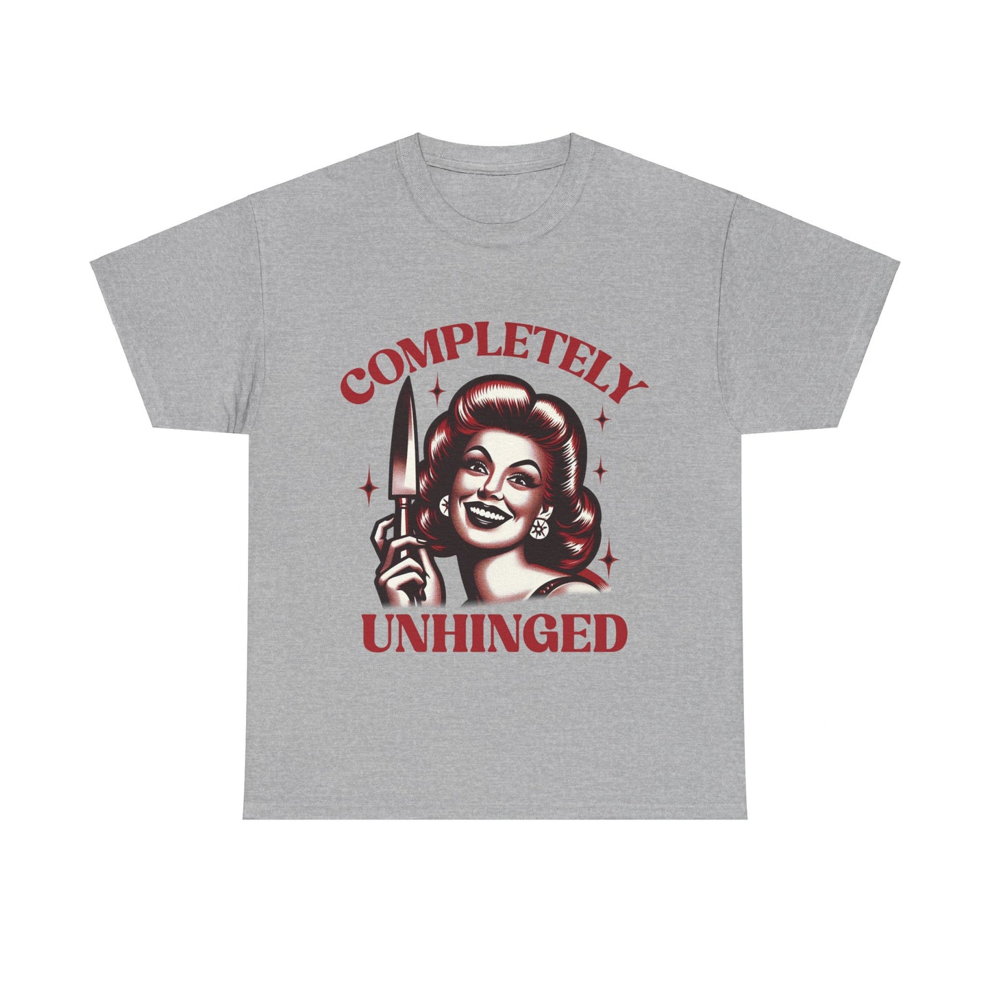 Completely Unhinged Unisex Heavy Cotton Tee