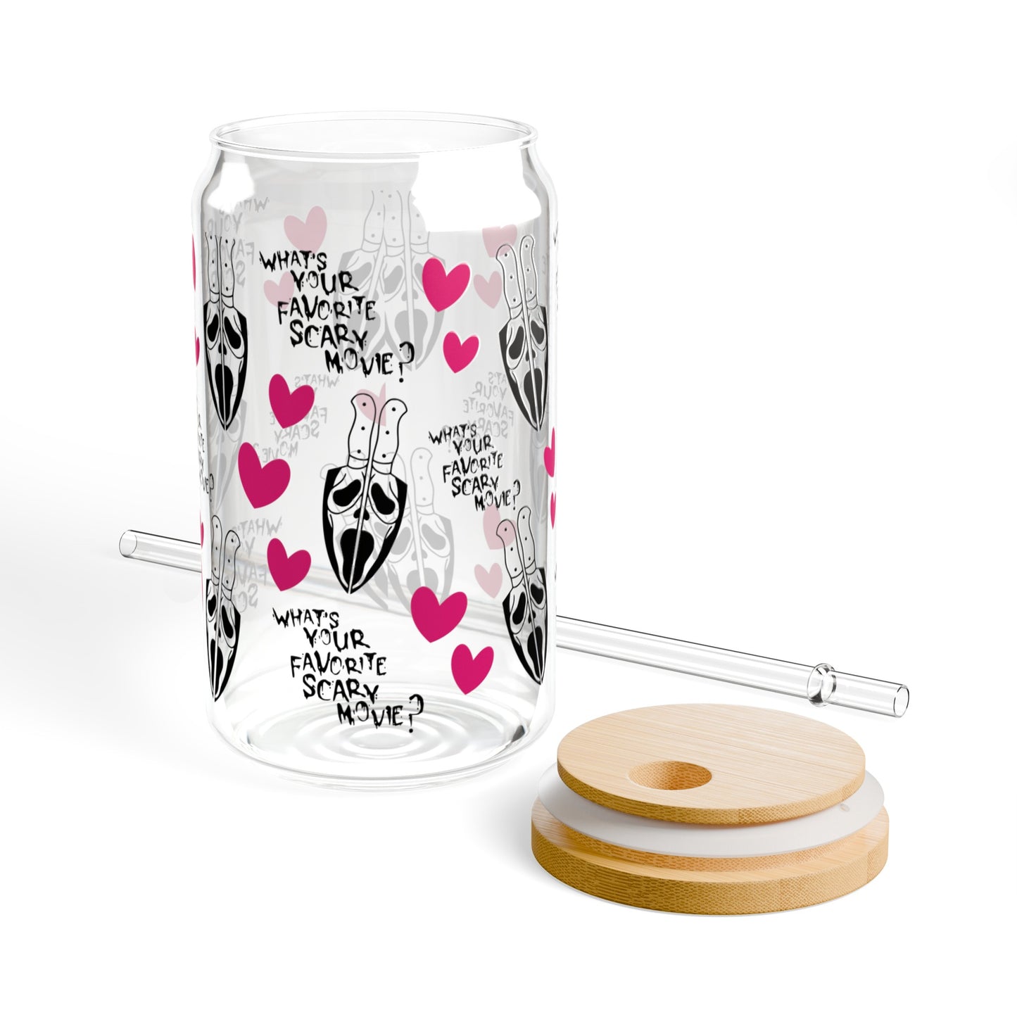 Horror Sipper Glass, 16oz
