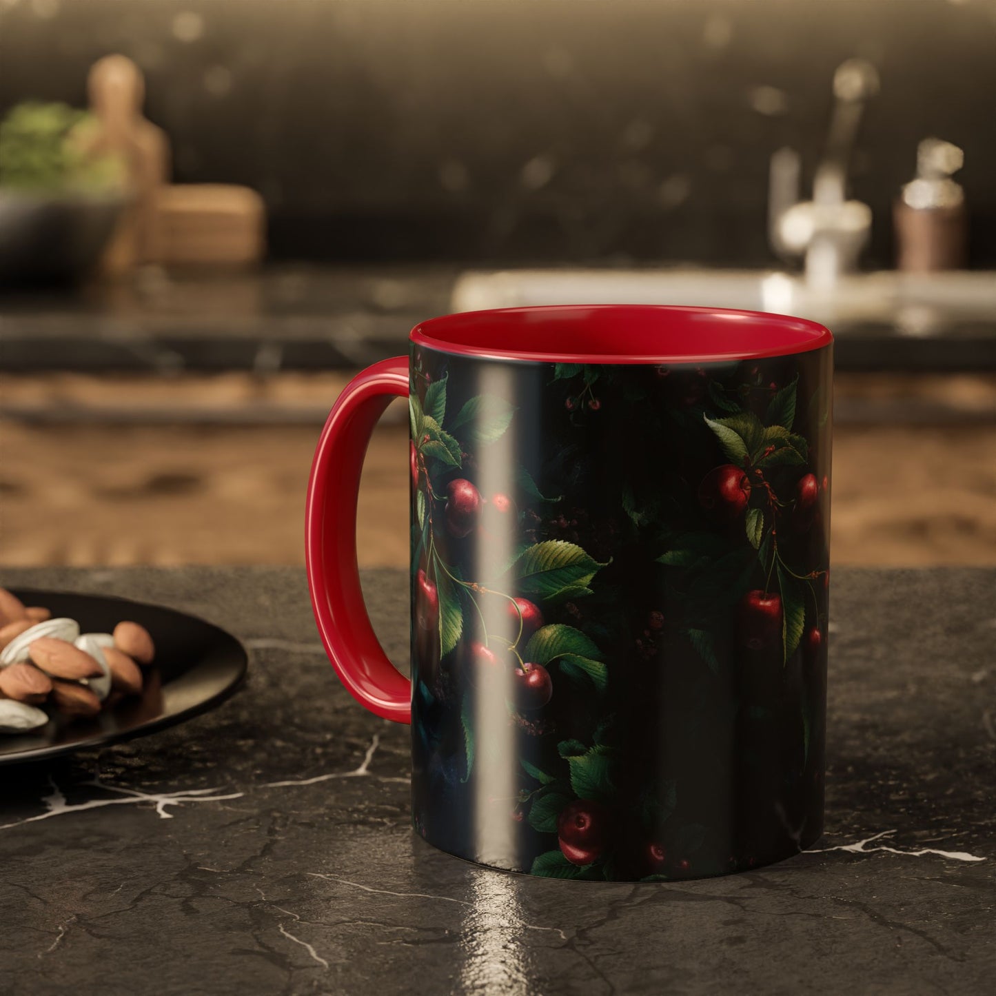 Black Cherry Colorful Mugs (11oz, 15oz)