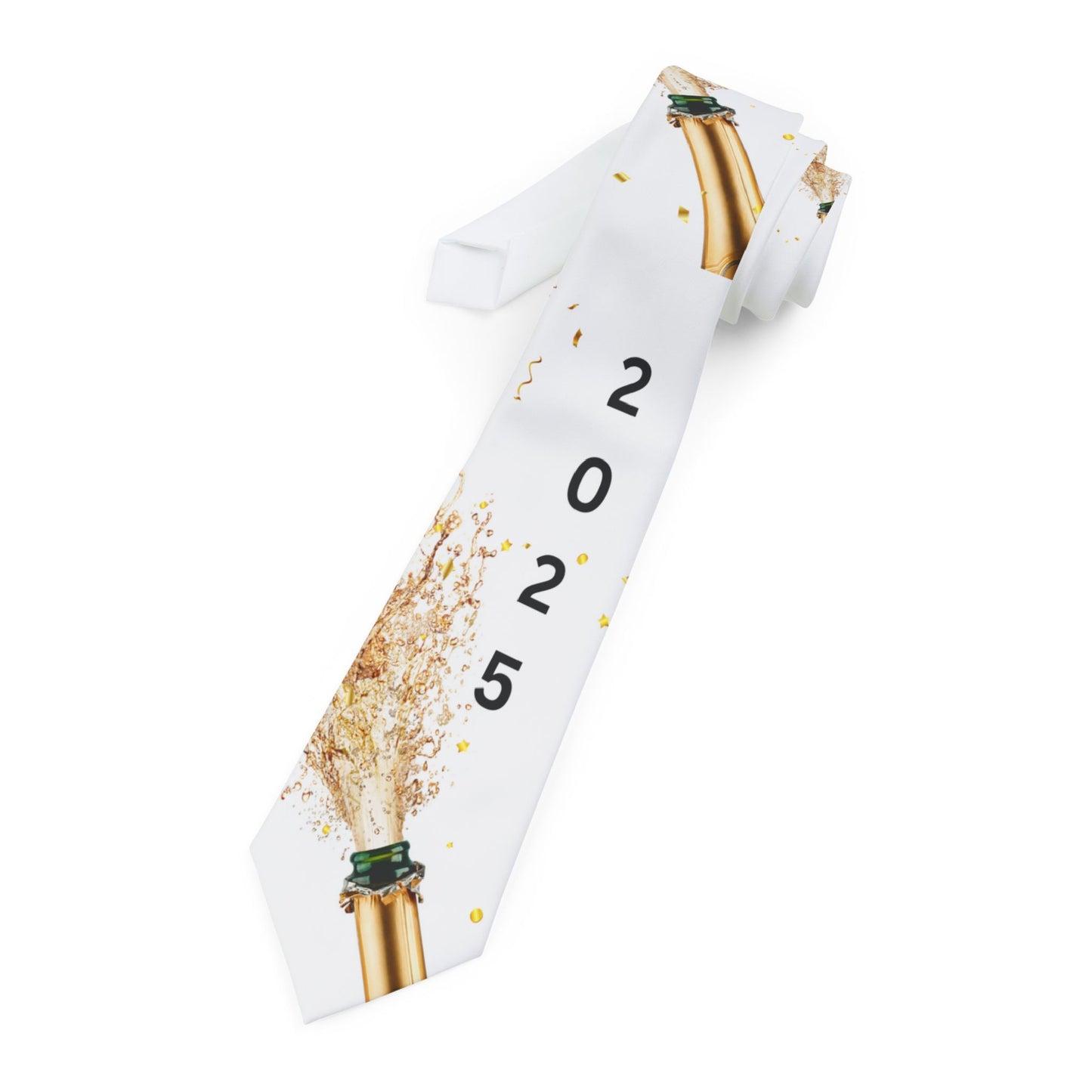 Happy New Year 2025 Necktie 2