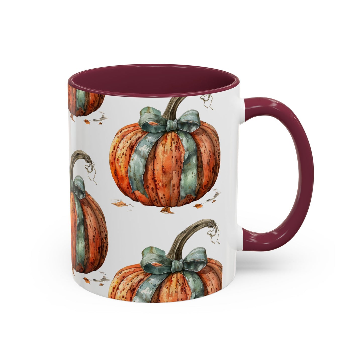 Coquette Pumpkin Colorful Mugs, 11oz