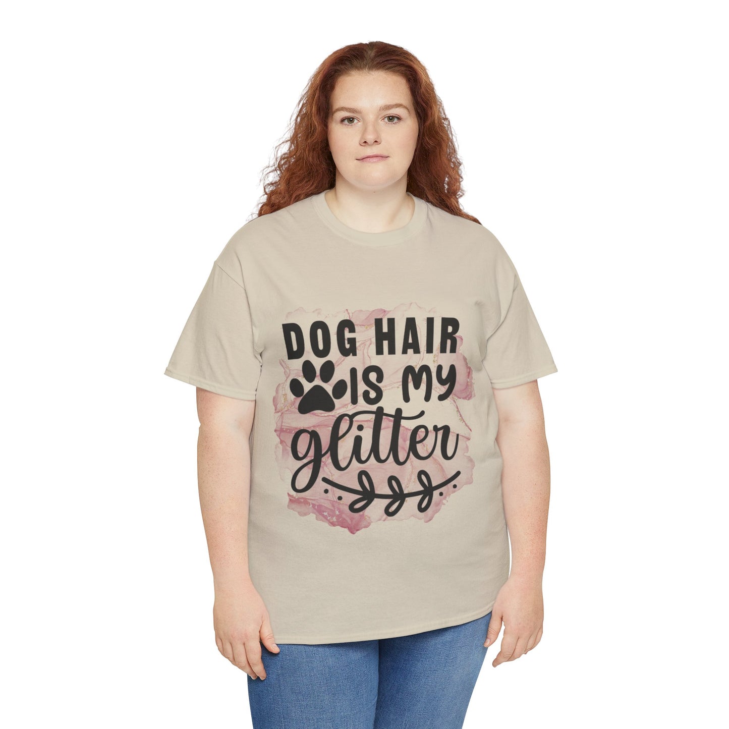 Dog Hair Is My Glitter Unisex Heavy Cotton Tee