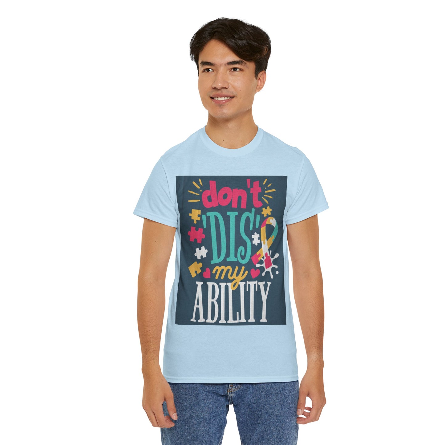 Don't Dis My Ability Unisex Heavy Cotton Tee