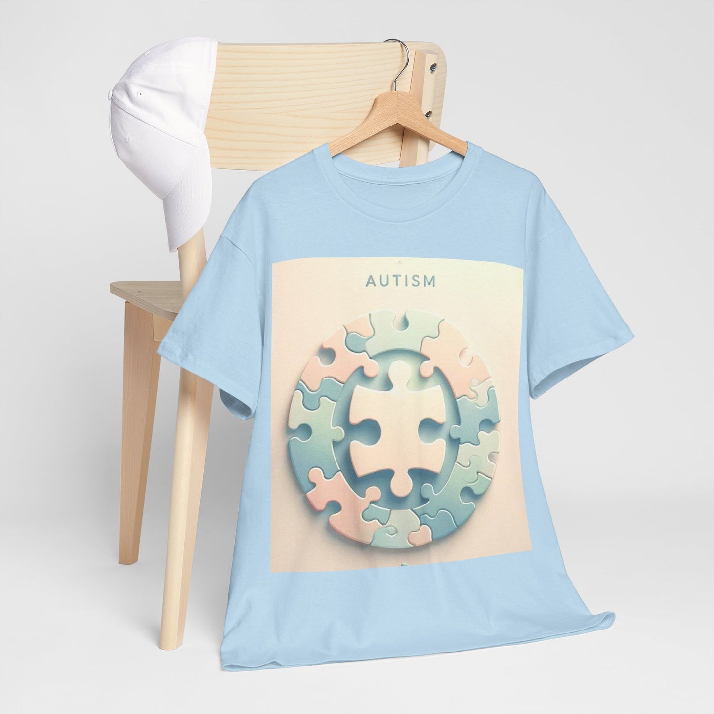 Autism Circle Unisex Heavy Cotton Tee