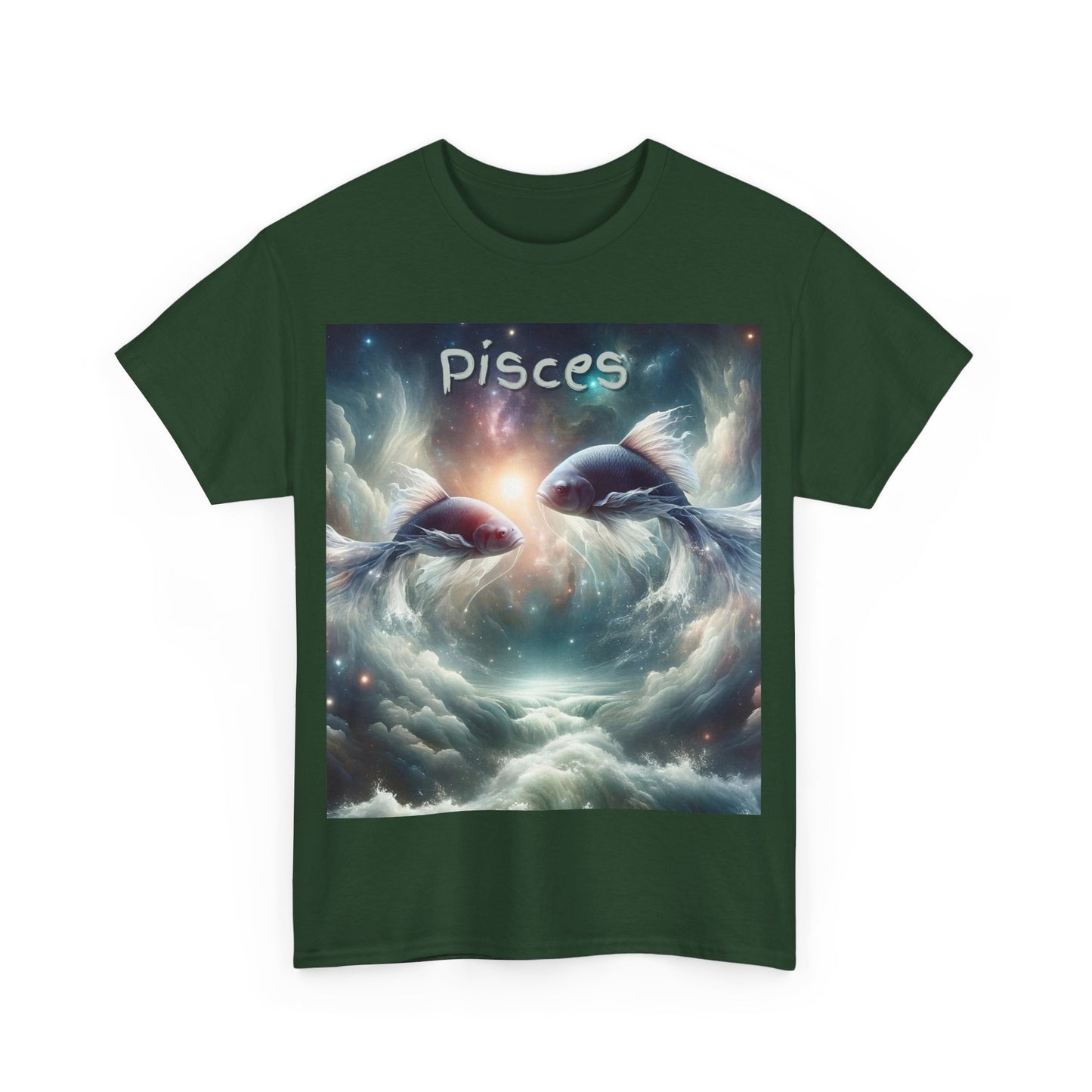 Pisces Unisex Heavy Cotton Tee