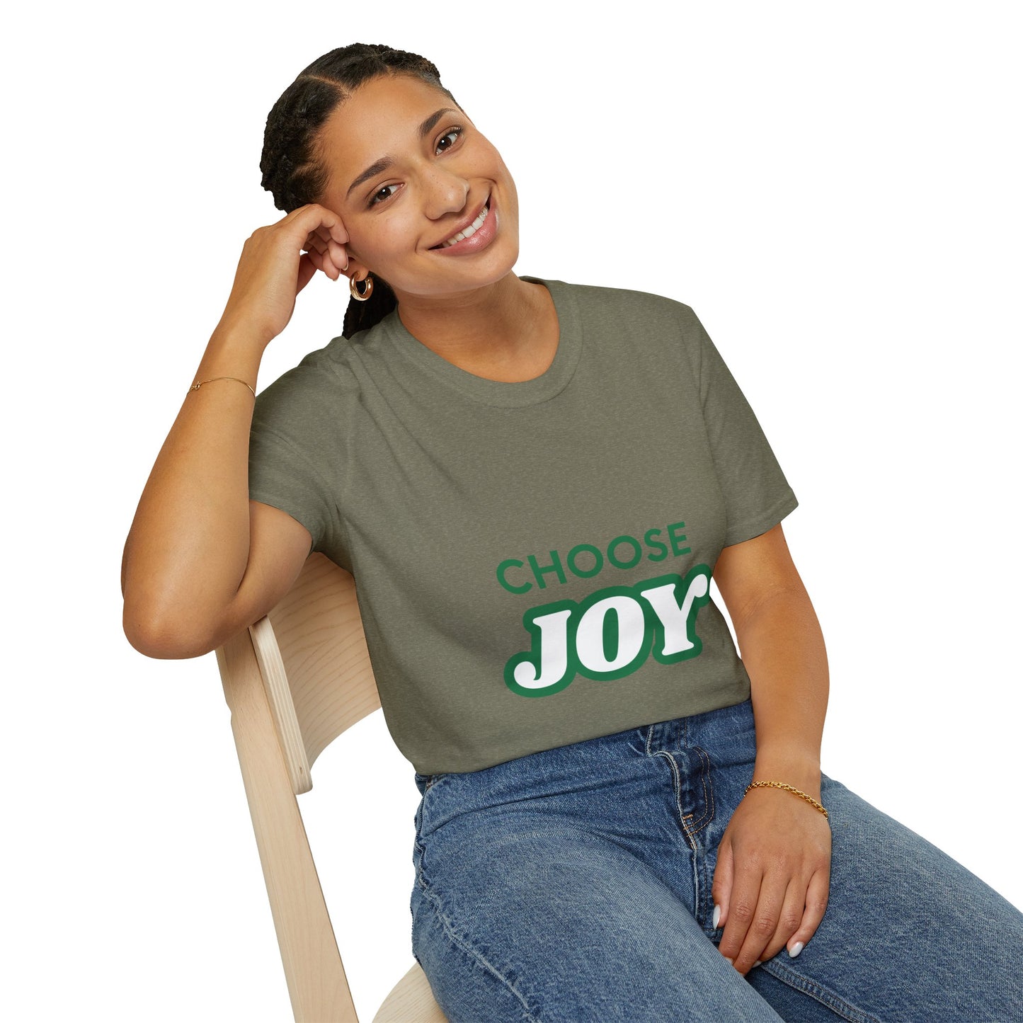 Choose Joy Unisex Softstyle T-Shirt - Positive Vibe Apparel