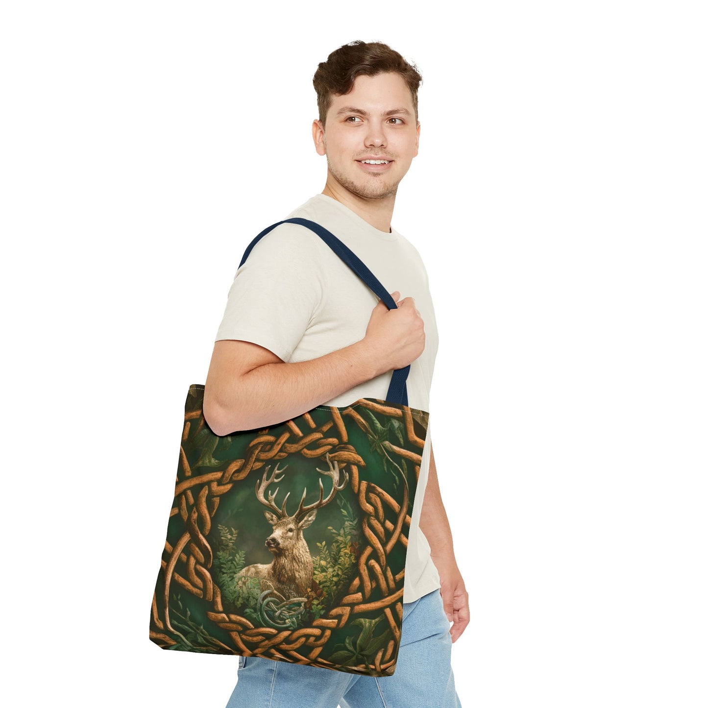 Majestic Stag Tote Bag | Nature-Inspired Eco-Friendly Carryall