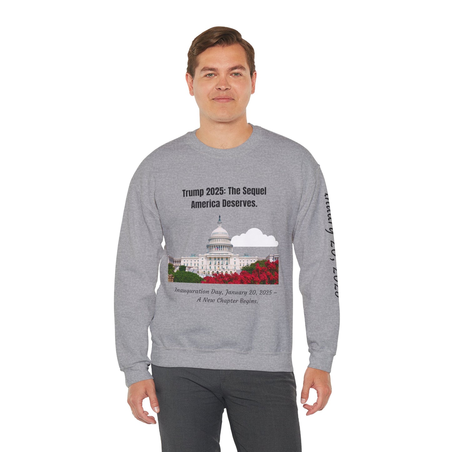 Trump 2025: The Sequel Inauguration 2025 Unisex Heavy Blend™ Crewneck Sweatshirt