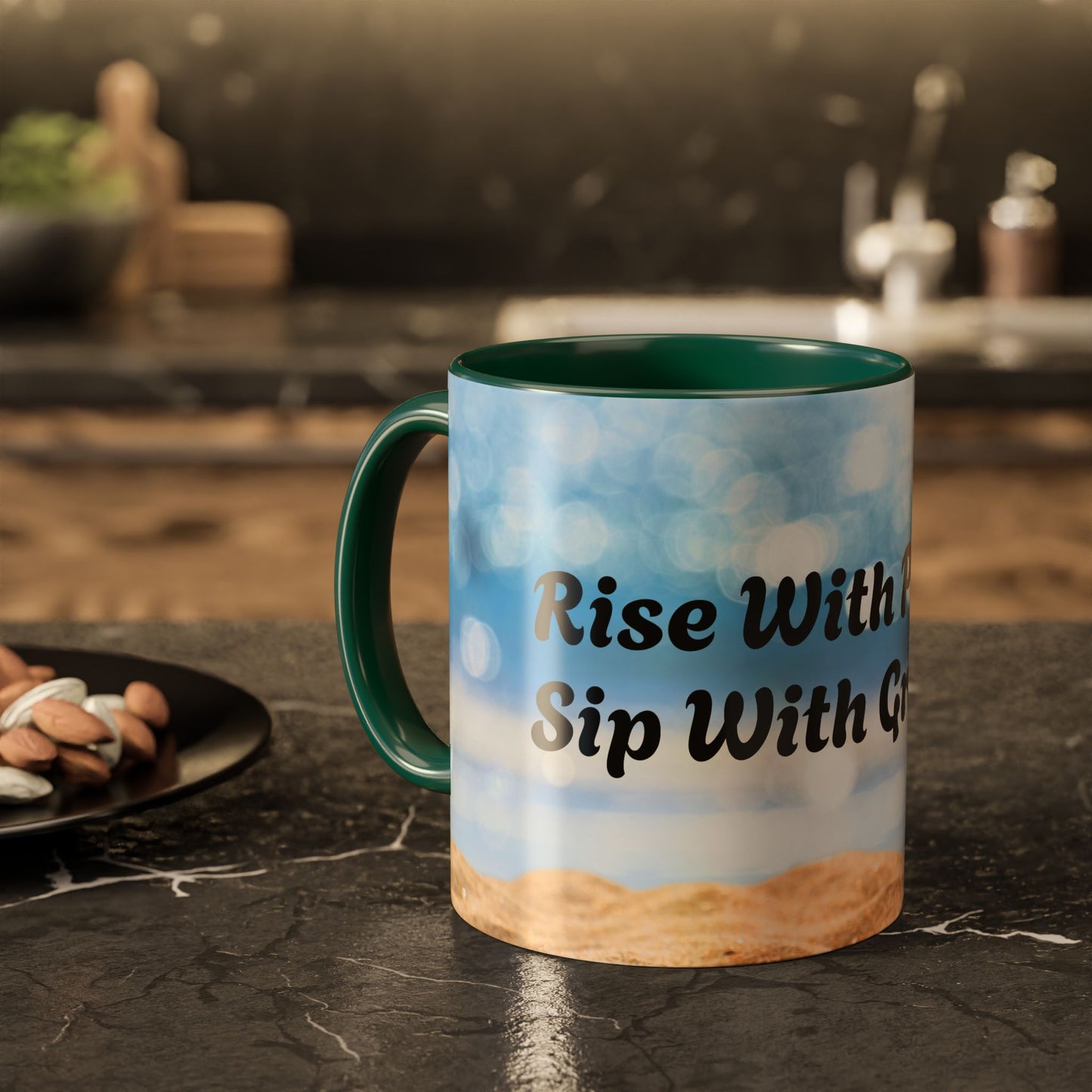 Rise With Purpose Inspirational Colorful Mugs (11oz, 15oz)