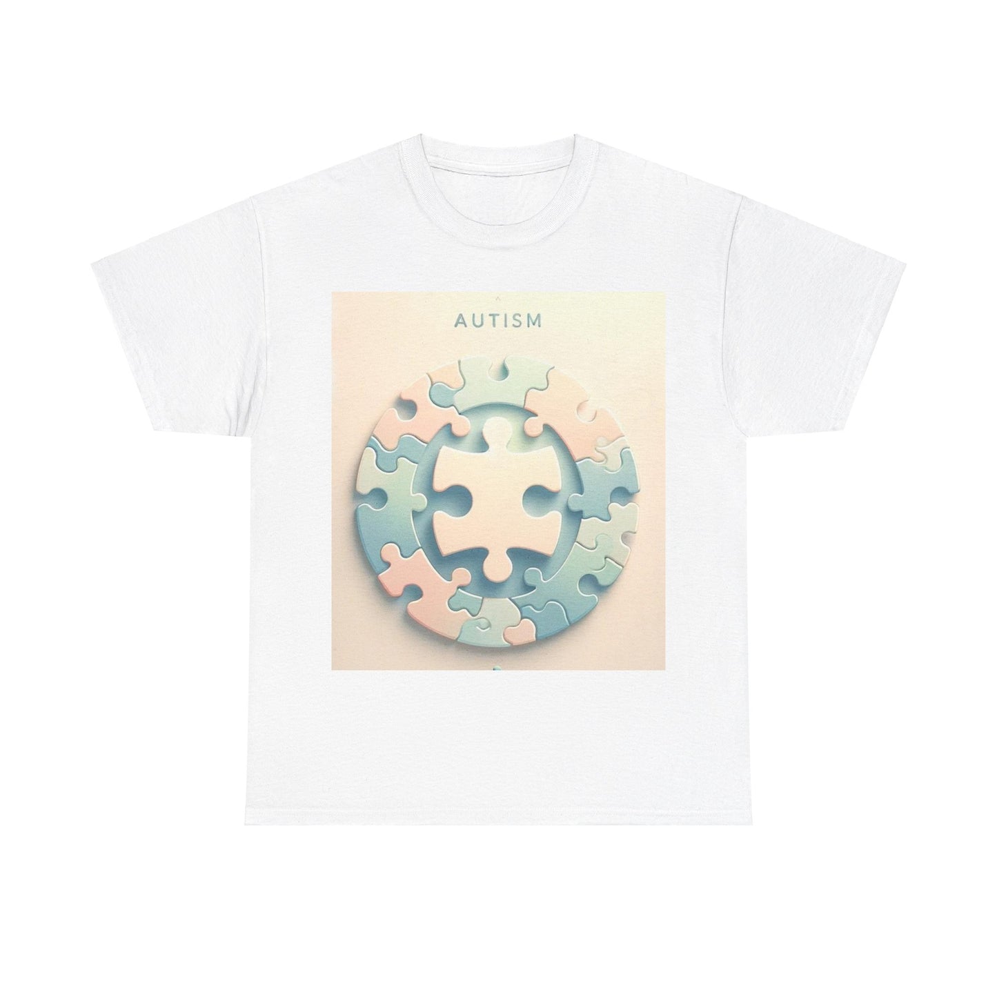 Autism Circle Unisex Heavy Cotton Tee