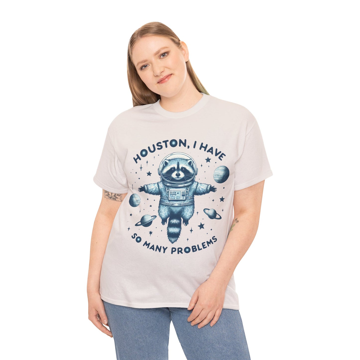 Houston I Have So Many Problems Unisex Heavy Cotton Tee