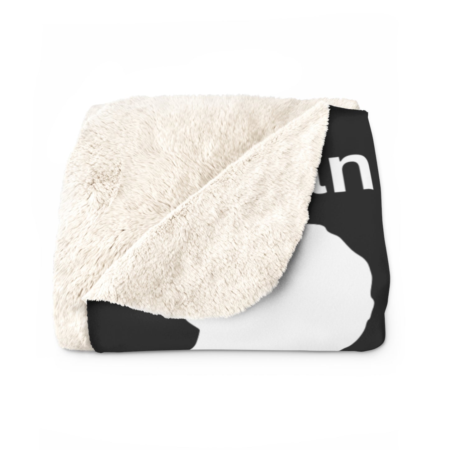 Edge of the Bed: The Dog's Domain Sherpa Fleece Blanket