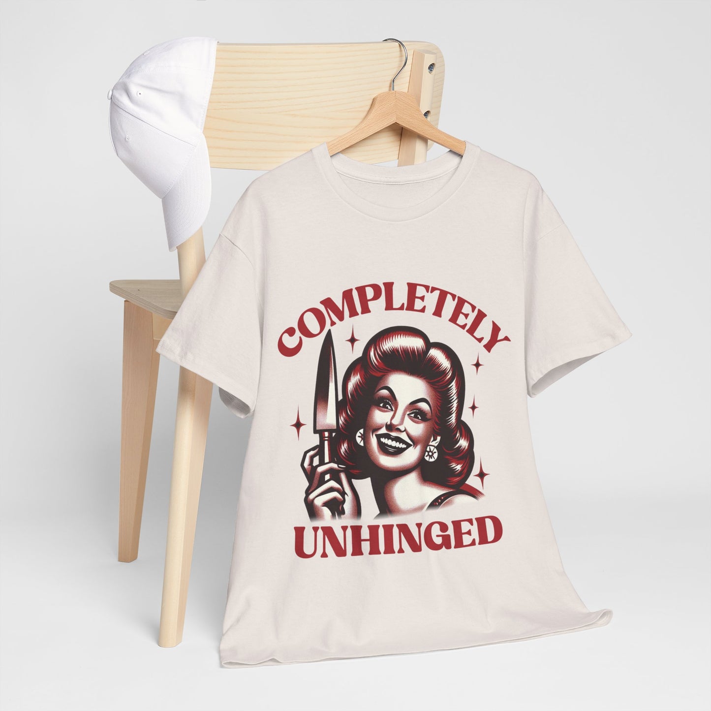 Completely Unhinged Unisex Heavy Cotton Tee
