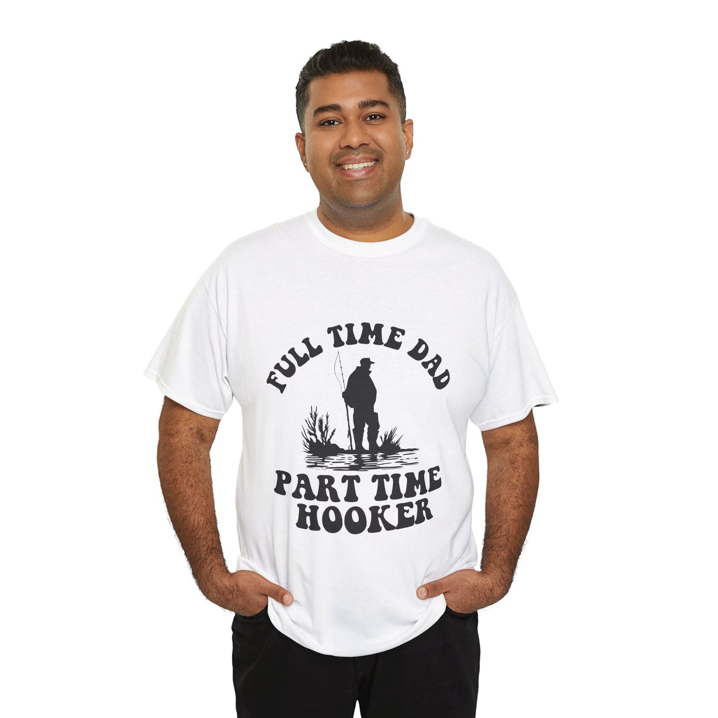 Full Time Dad Unisex Heavy Cotton Tee