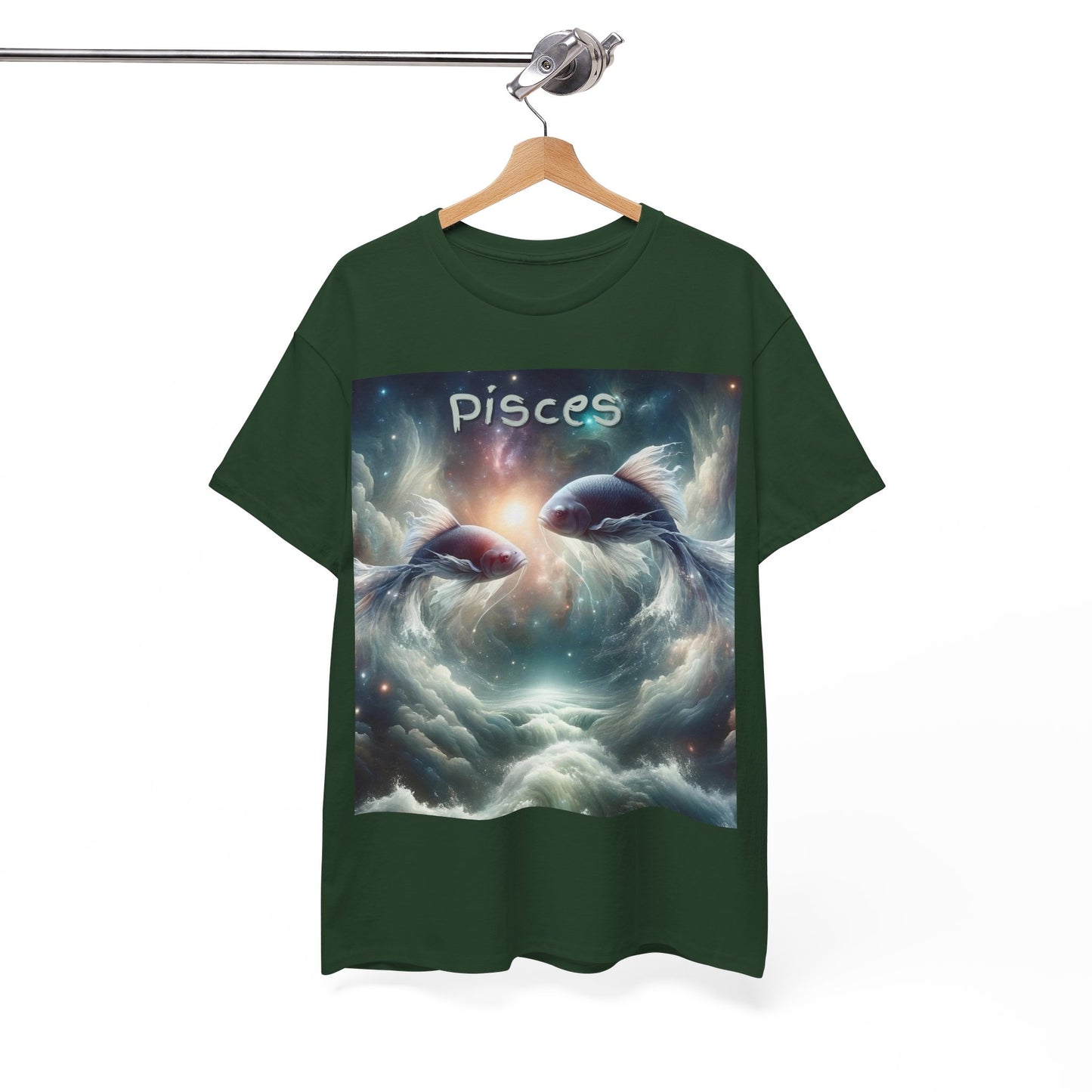 Pisces Unisex Heavy Cotton Tee