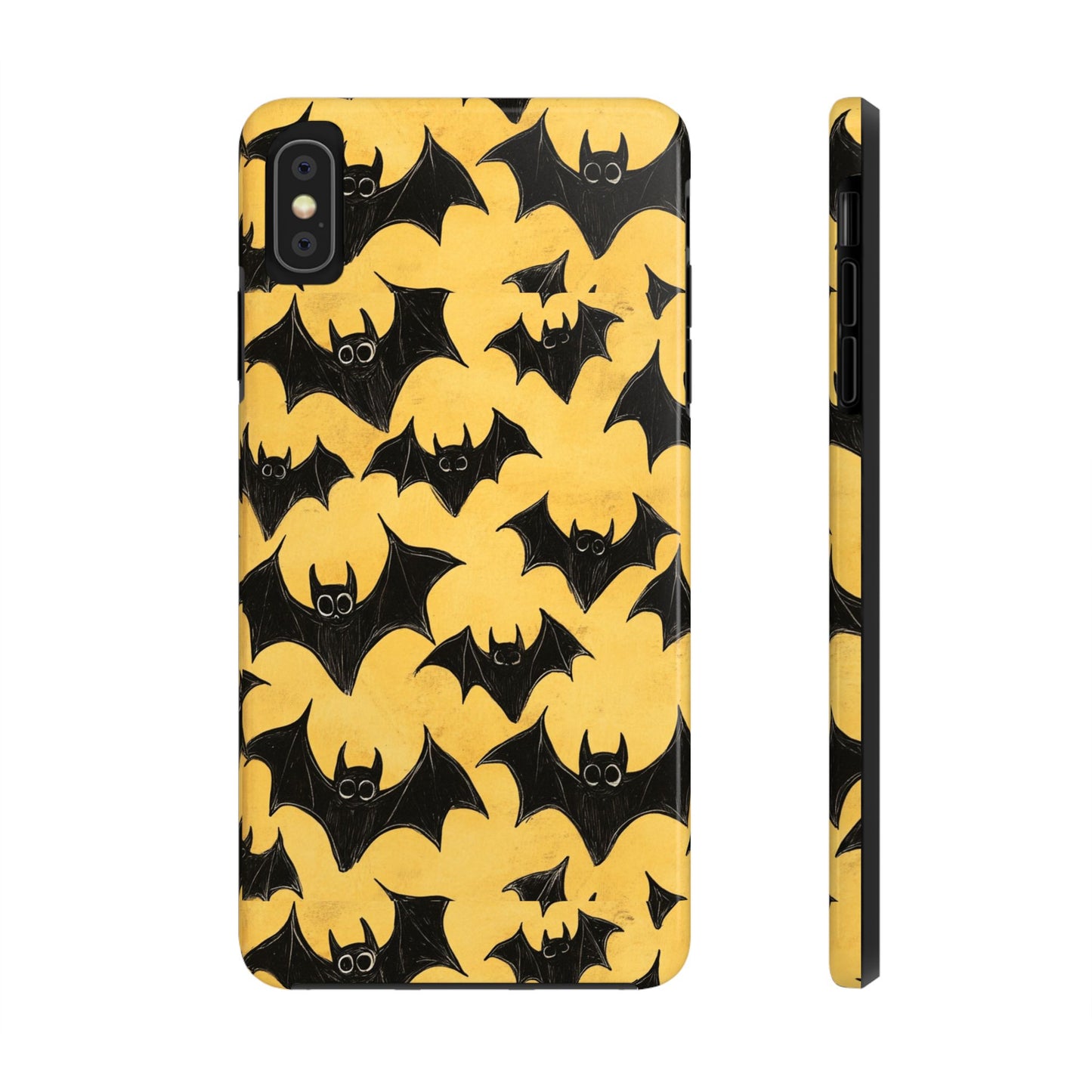 Halloween Yellow Bats Tough Phone Cases