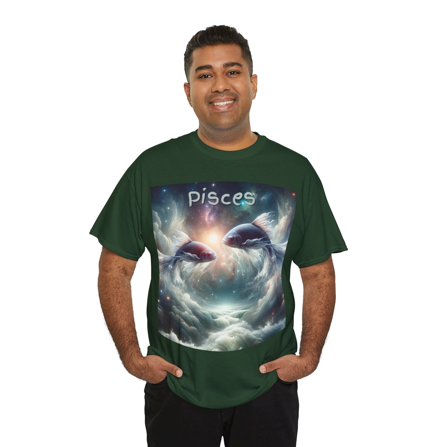Pisces Unisex Heavy Cotton Tee
