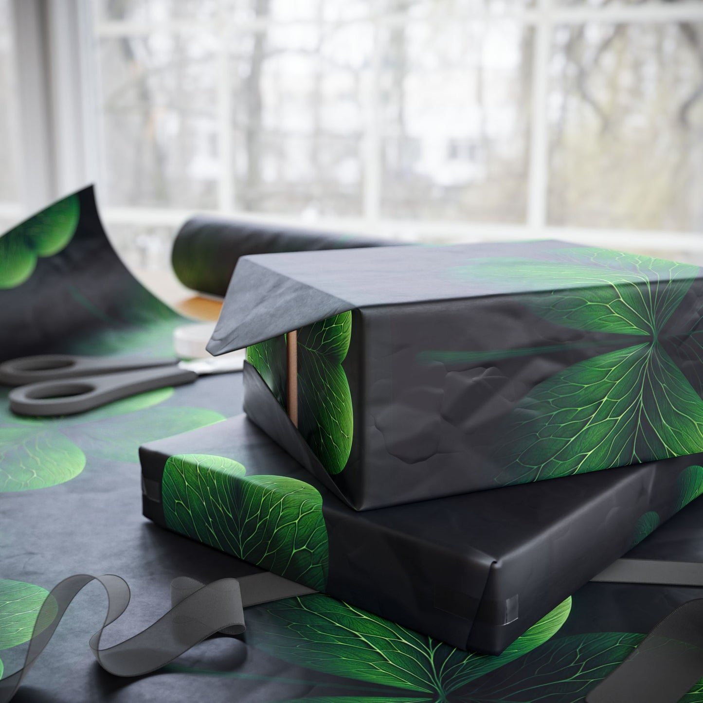 Lucky Clover Wrapping Paper - St. Patrick's Day Gift Wrap
