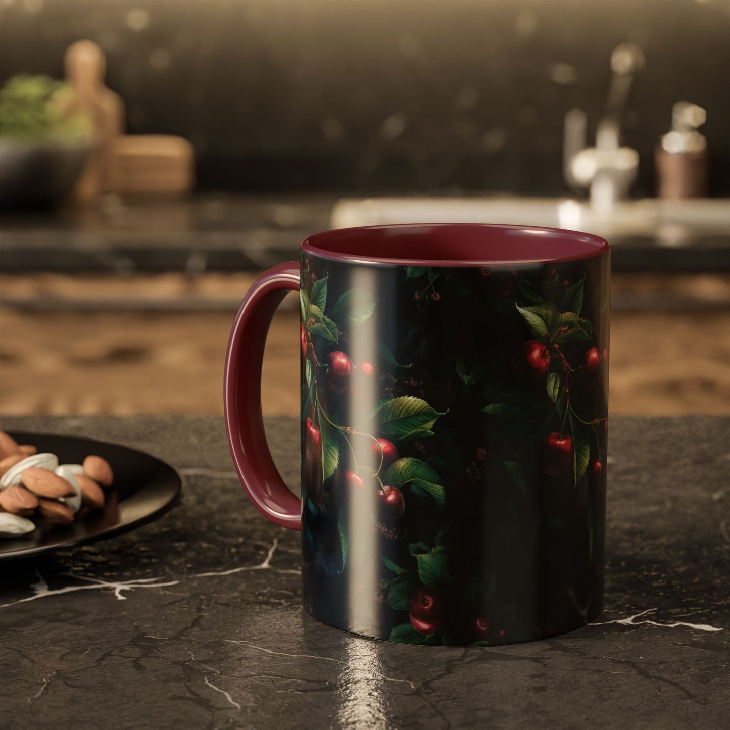 Black Cherry Colorful Mugs (11oz, 15oz)
