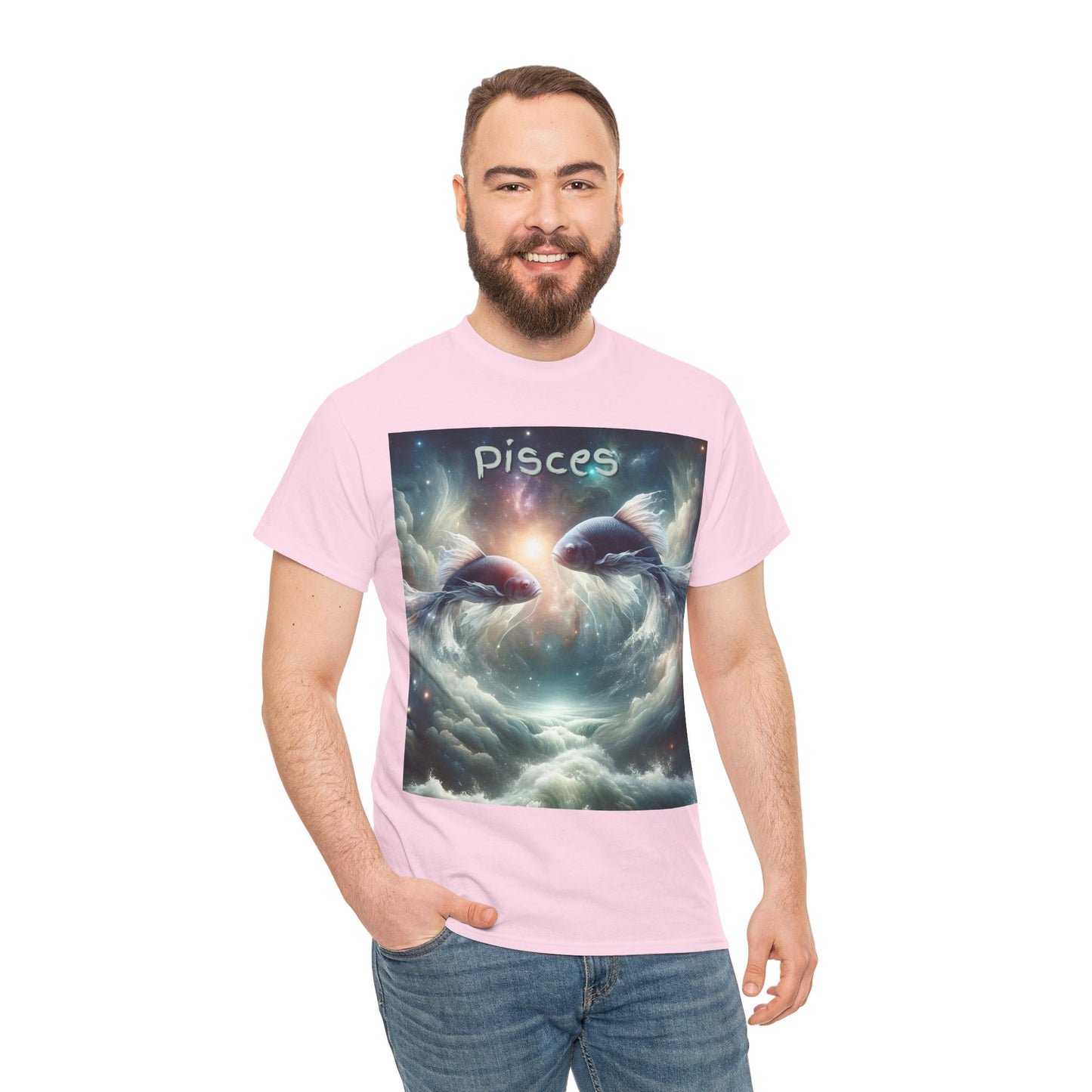 Pisces Unisex Heavy Cotton Tee