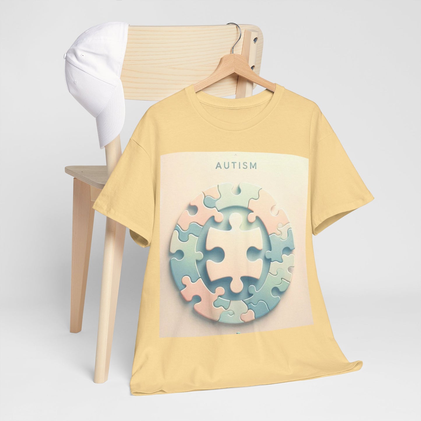 Autism Circle Unisex Heavy Cotton Tee