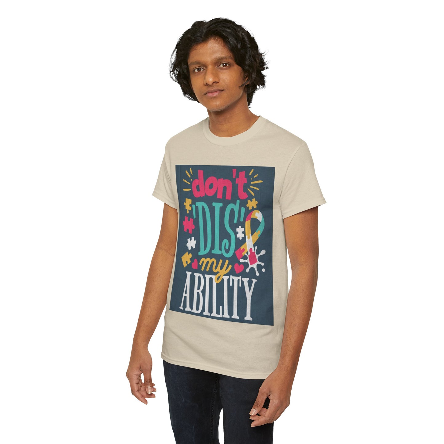 Don't Dis My Ability Unisex Heavy Cotton Tee