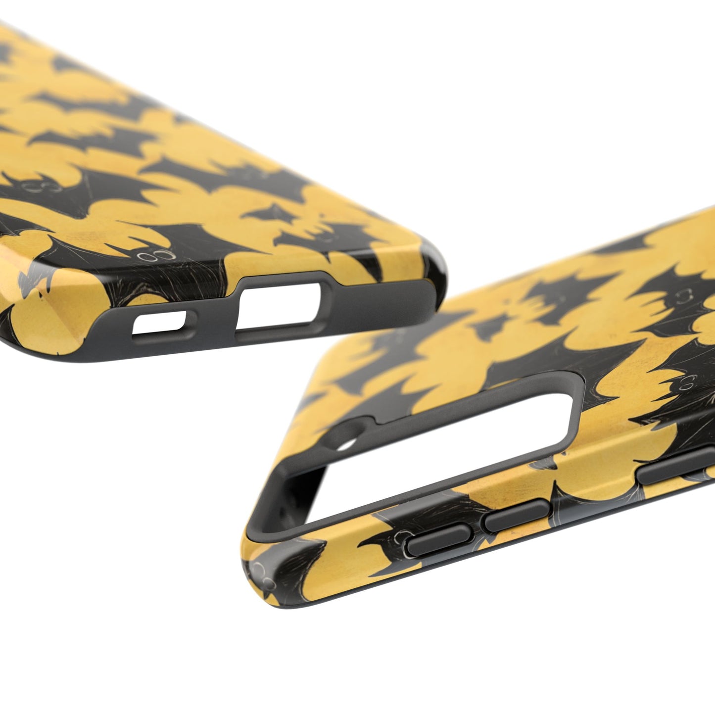 Halloween Yellow Bats Tough Phone Cases