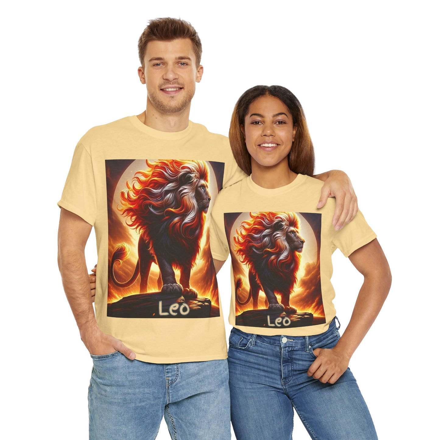 Leo Unisex Heavy Cotton Tee