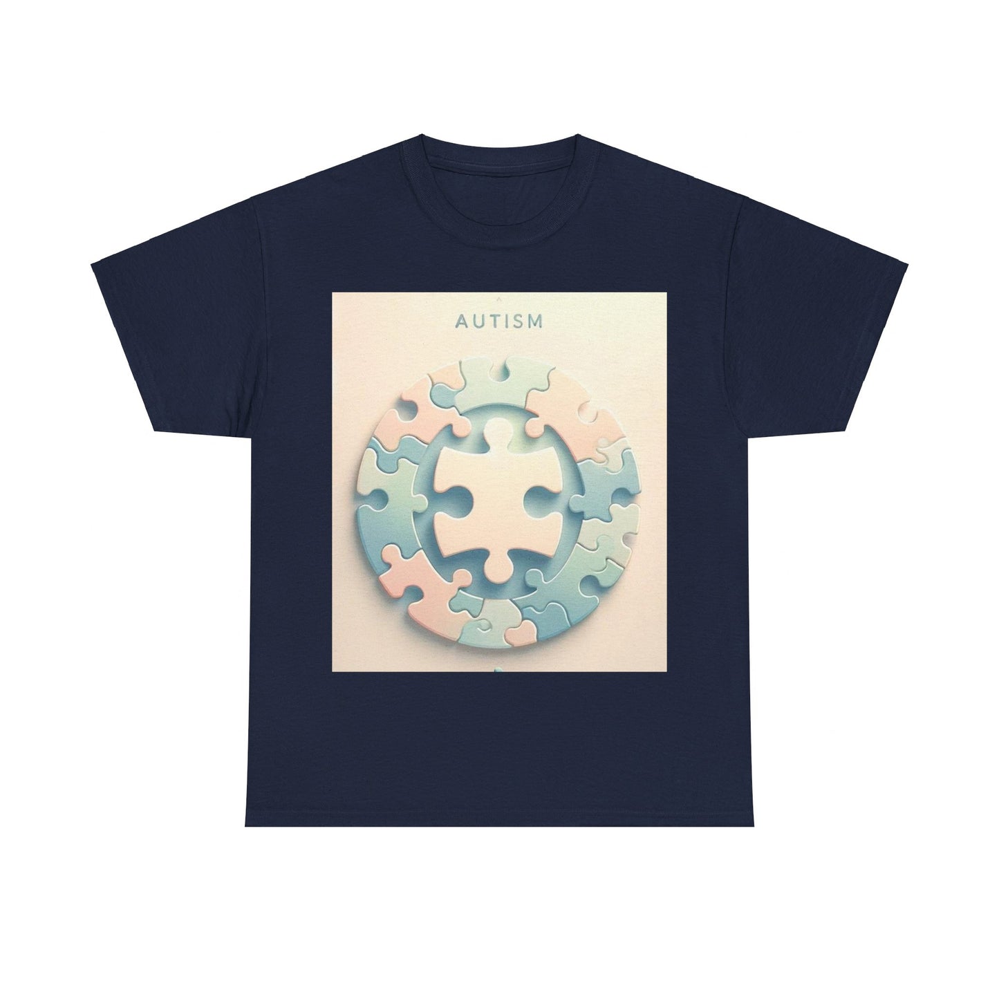 Autism Circle Unisex Heavy Cotton Tee