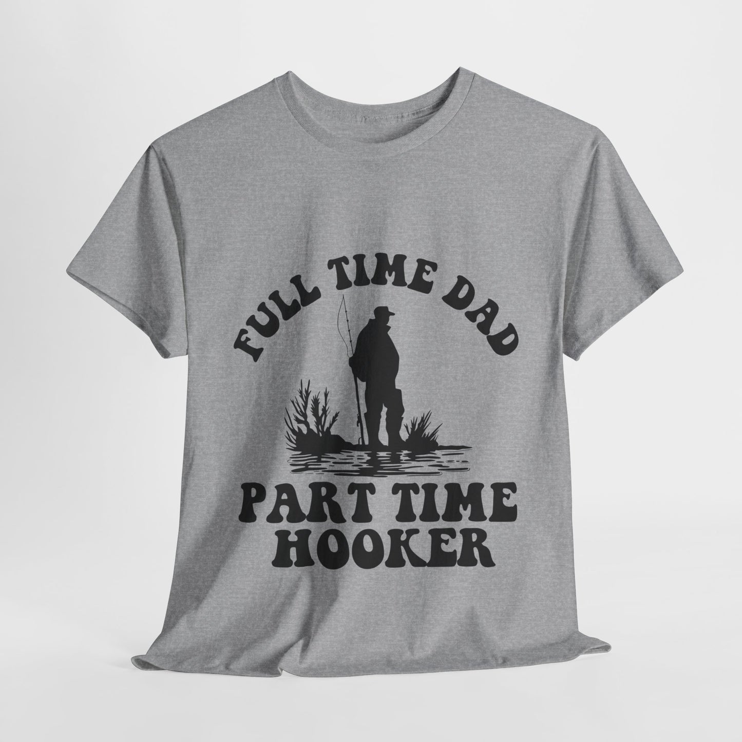 Full Time Dad Unisex Heavy Cotton Tee