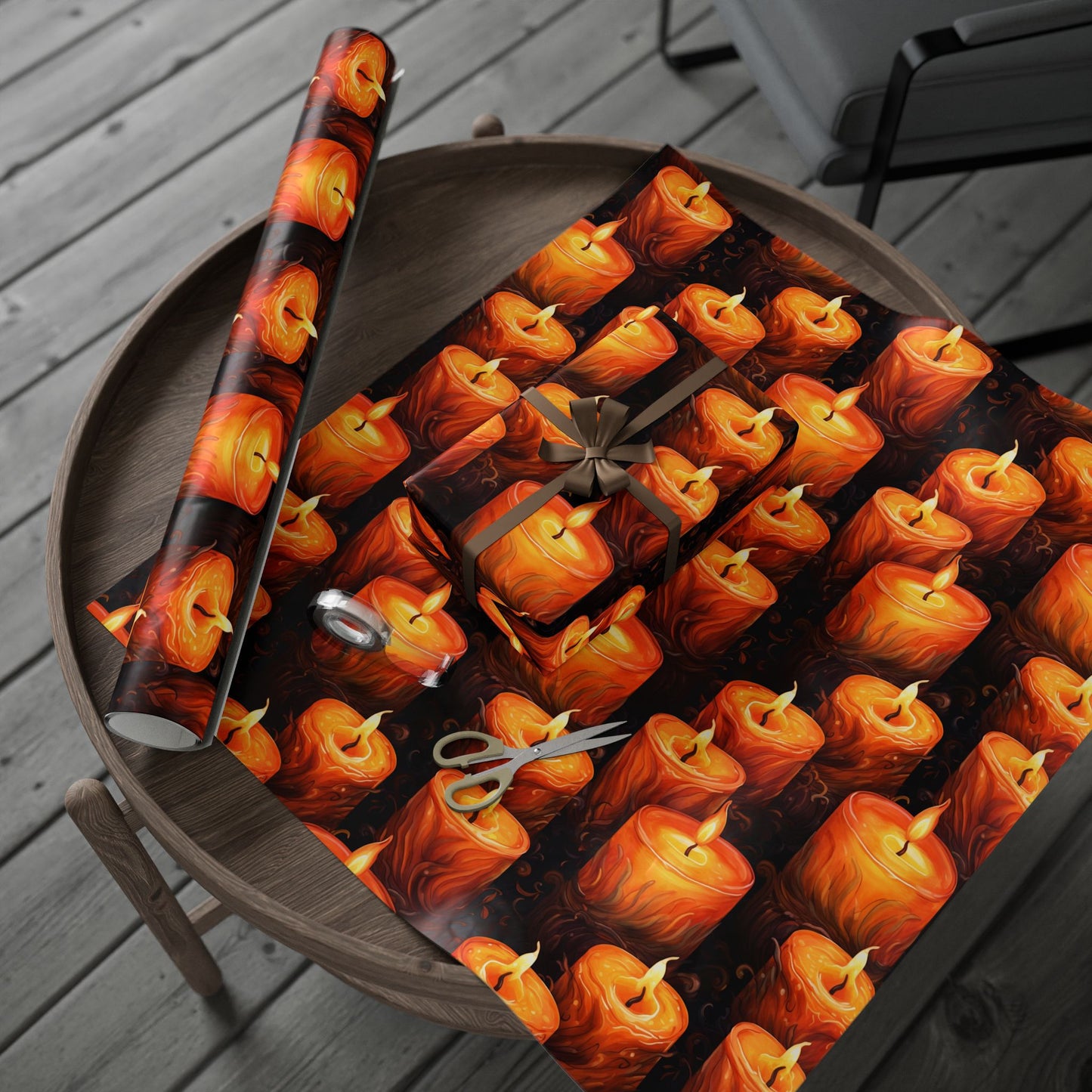 Candle Design Wrapping Papers