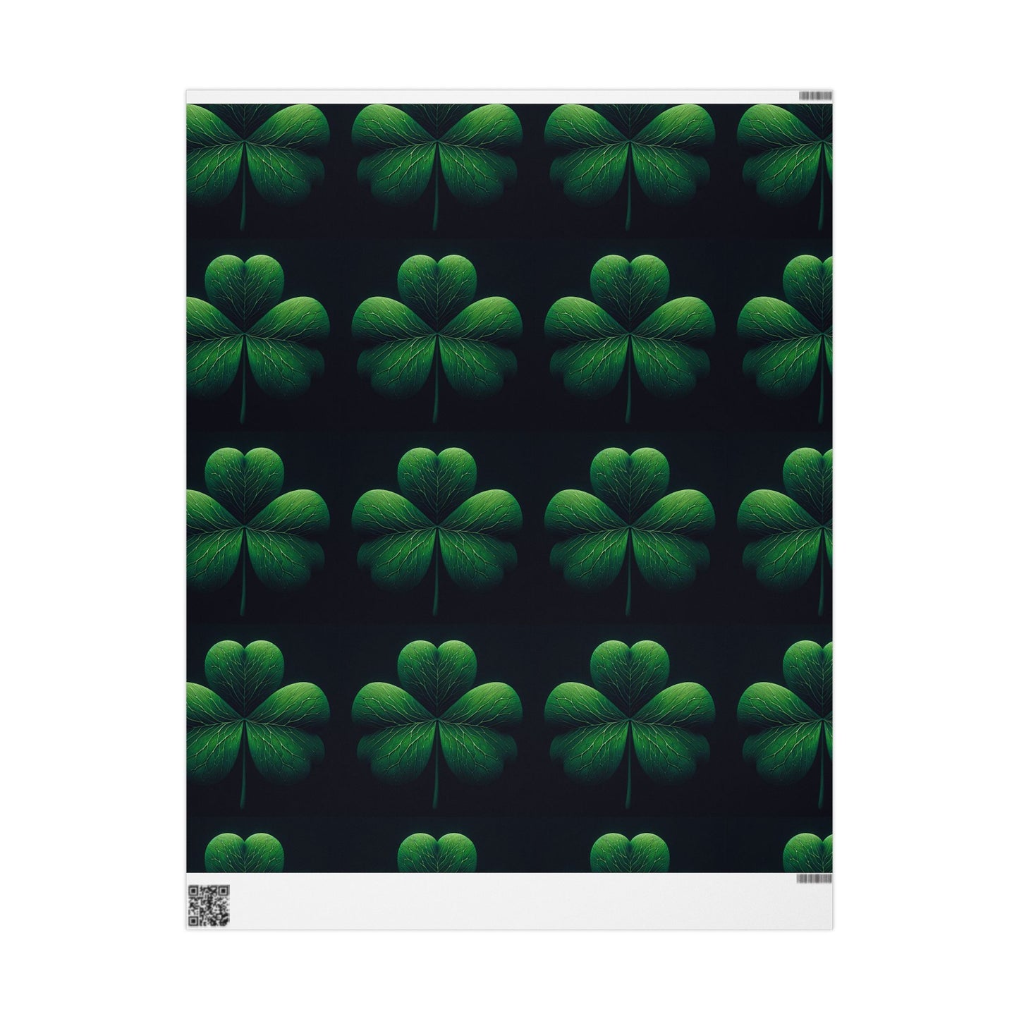 Lucky Clover Wrapping Paper - St. Patrick's Day Gift Wrap