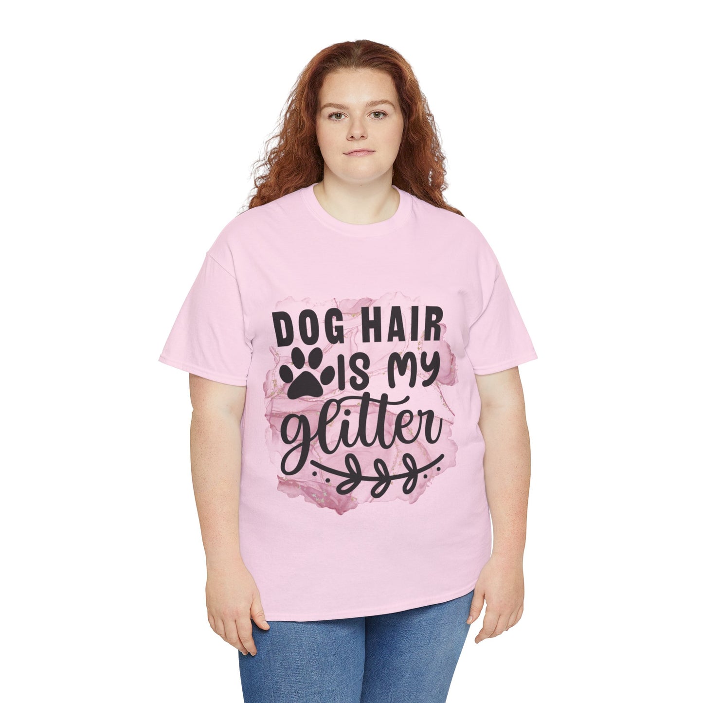 Dog Hair Is My Glitter Unisex Heavy Cotton Tee