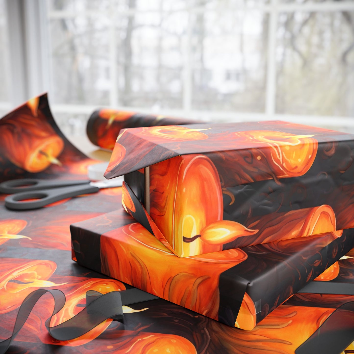 Candle Design Wrapping Papers