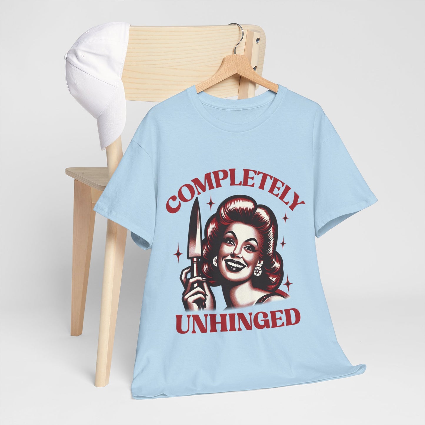 Completely Unhinged Unisex Heavy Cotton Tee