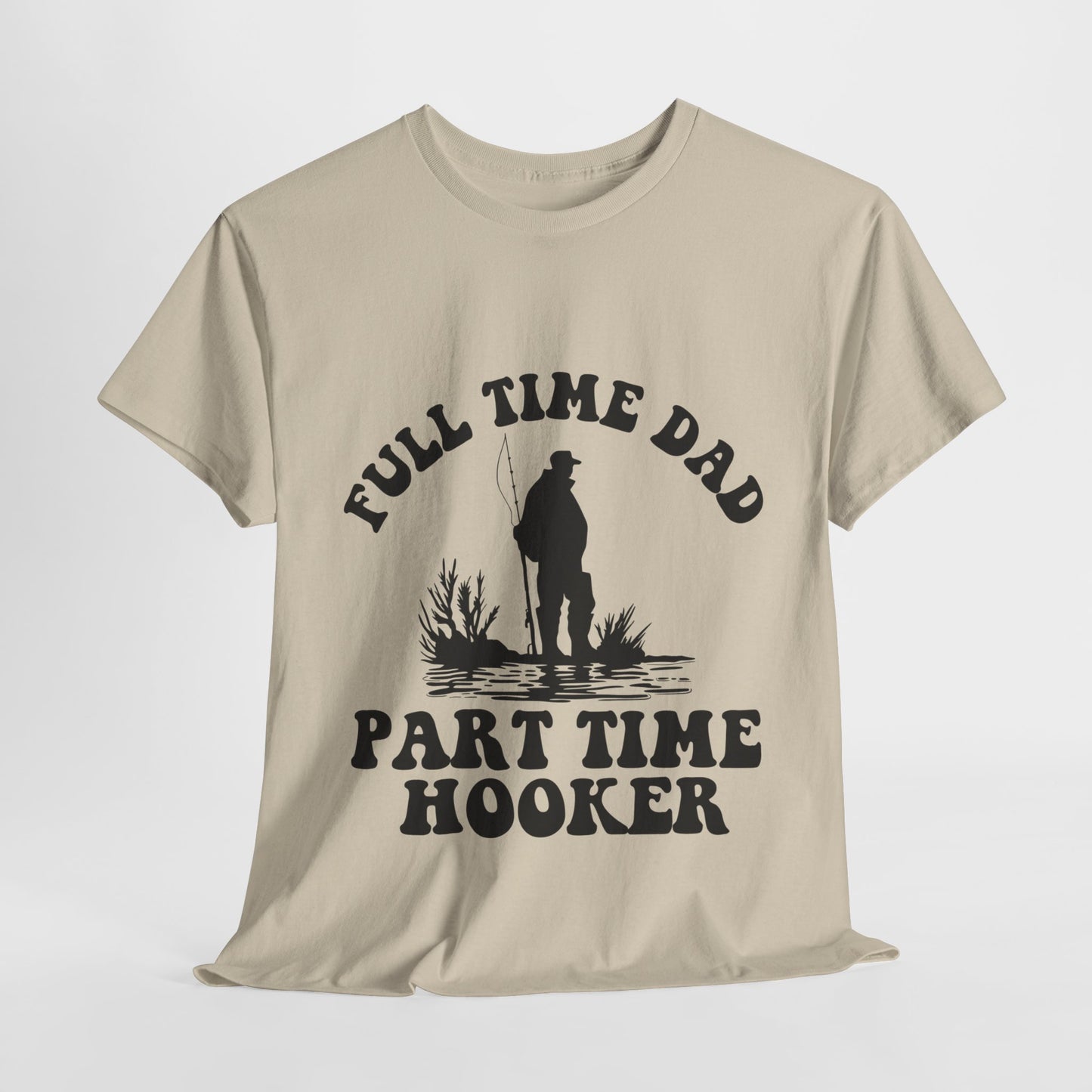 Full Time Dad Unisex Heavy Cotton Tee