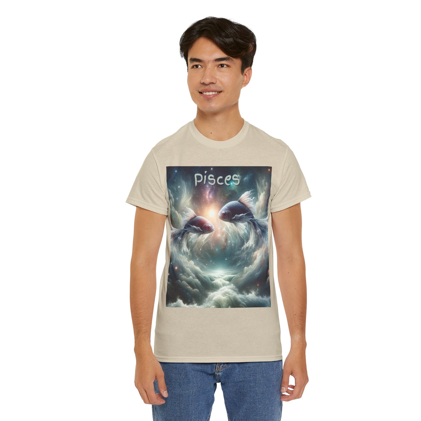 Pisces Unisex Heavy Cotton Tee