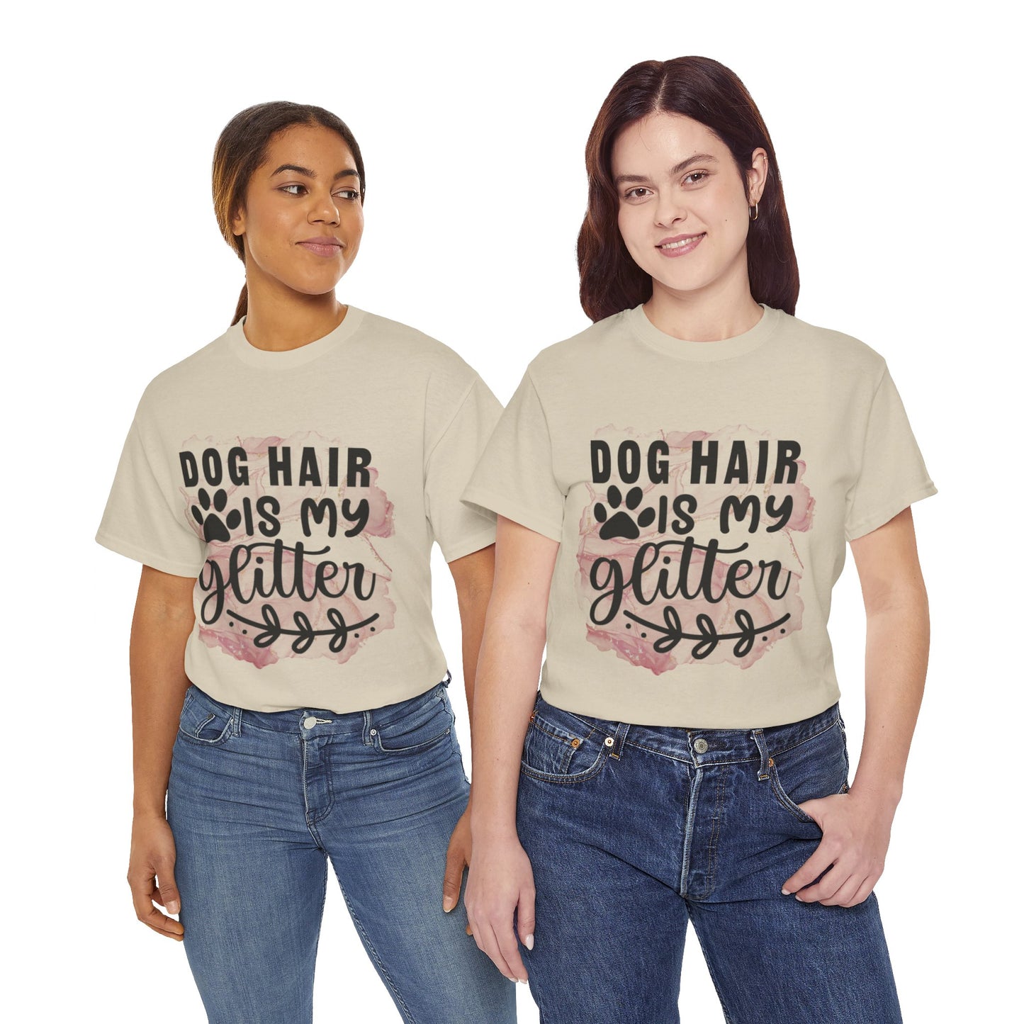 Dog Hair Is My Glitter Unisex Heavy Cotton Tee