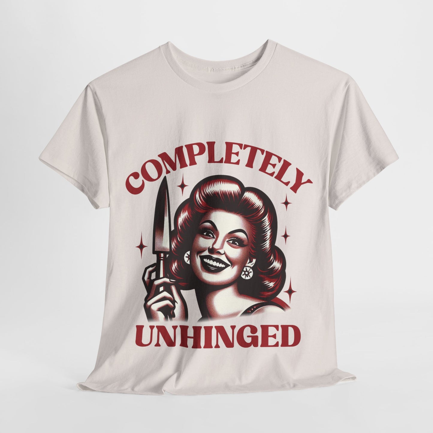 Completely Unhinged Unisex Heavy Cotton Tee