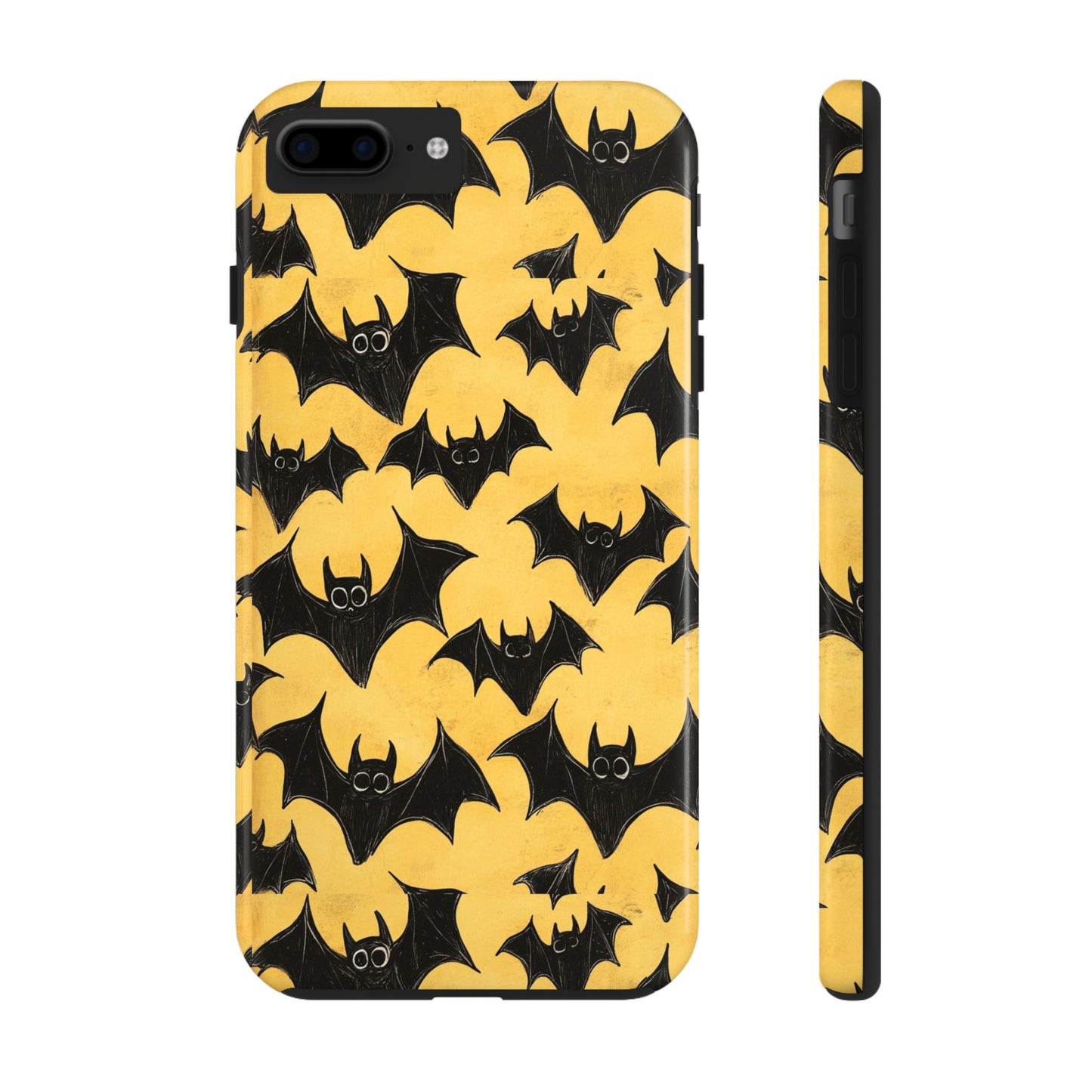 Halloween Yellow Bats Tough Phone Cases
