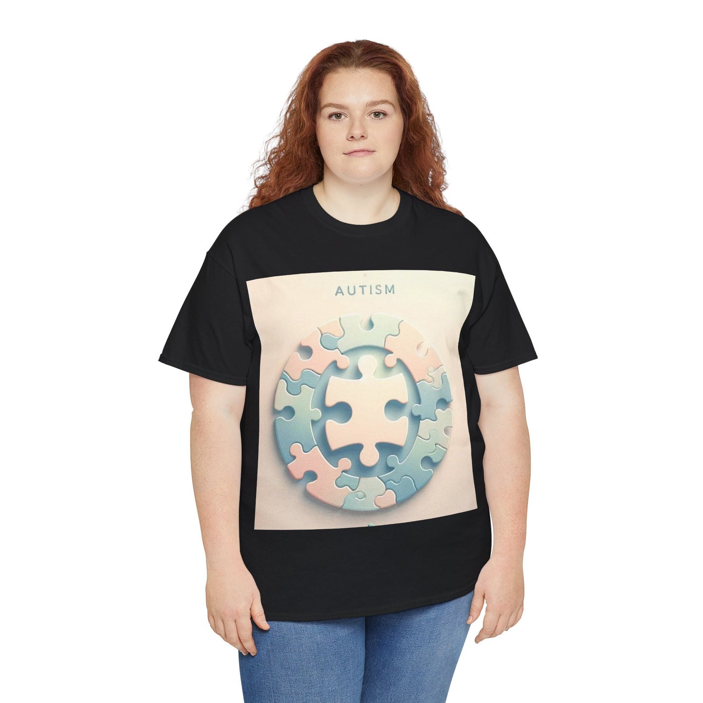 Autism Circle Unisex Heavy Cotton Tee