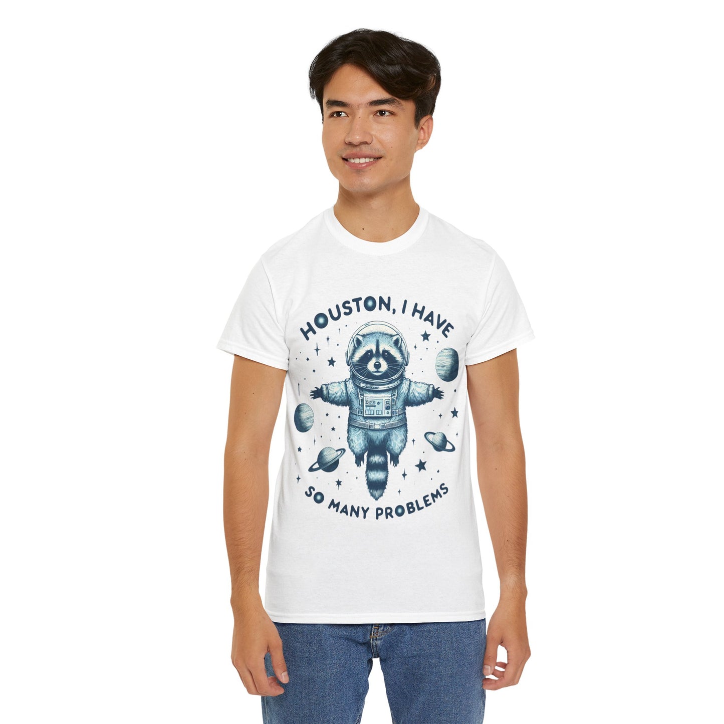 Houston I Have So Many Problems Unisex Heavy Cotton Tee