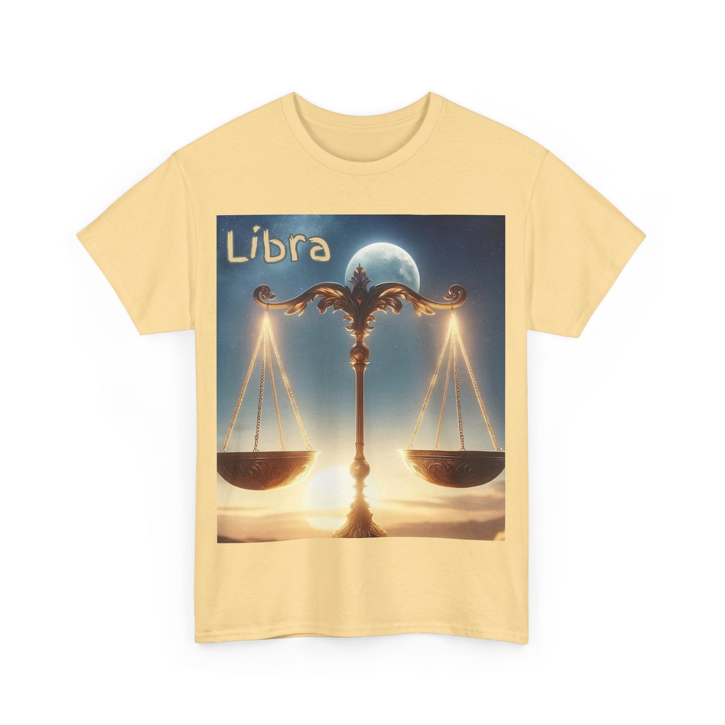 Libra Unisex Heavy Cotton Tee