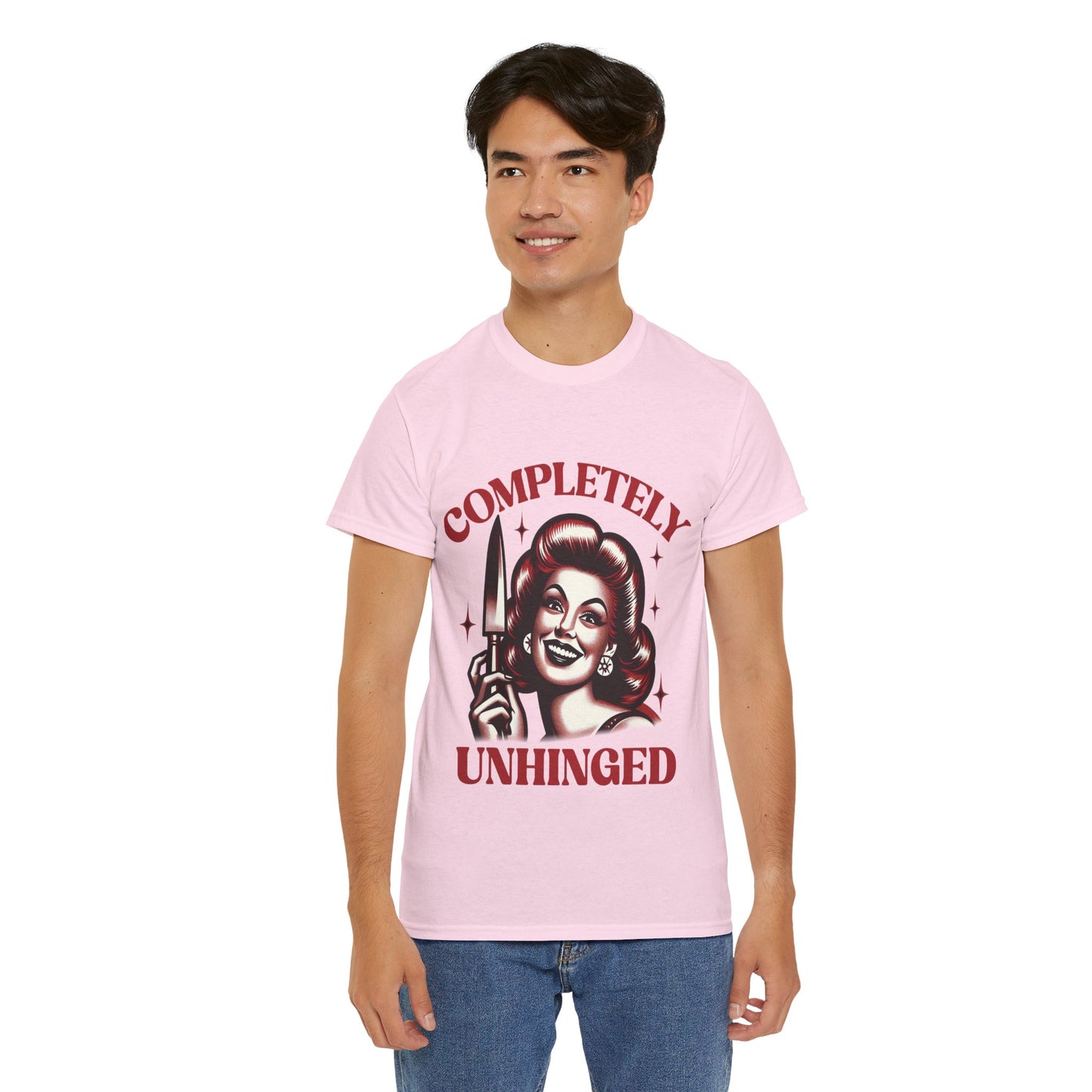 Completely Unhinged Unisex Heavy Cotton Tee